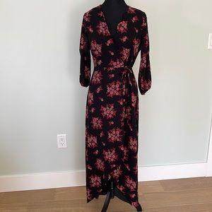 Beautiful long wrap dress